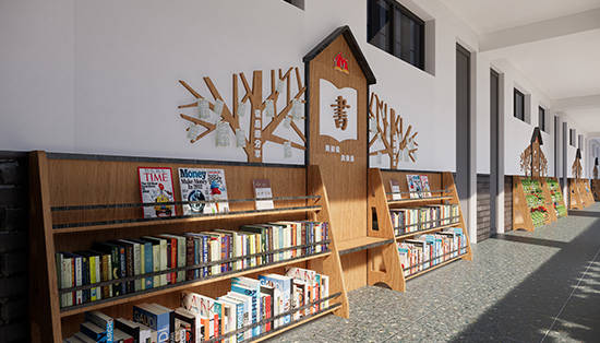 河北学校走廊文化墙设计