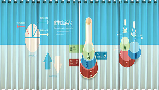 河北化学实验室文化窗帘